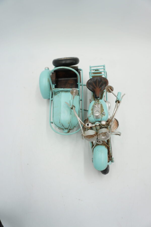 METALOWY MODEL MOTOCYKL MOTOS WÓZEK BOCZNY PREZENT