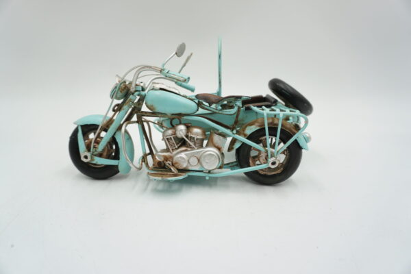 METALOWY MODEL MOTOCYKL MOTOS WÓZEK BOCZNY PREZENT