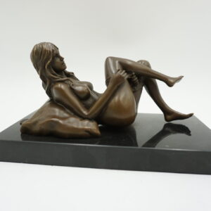 FIGURA Z BRĄZU AKT NAGA KOBIETA