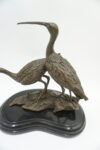 FIGURA Z BRĄZU DWIE CZAPLE