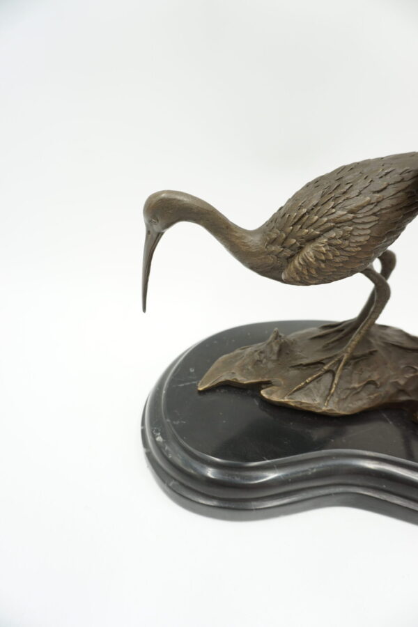 FIGURA Z BRĄZU DWIE CZAPLE