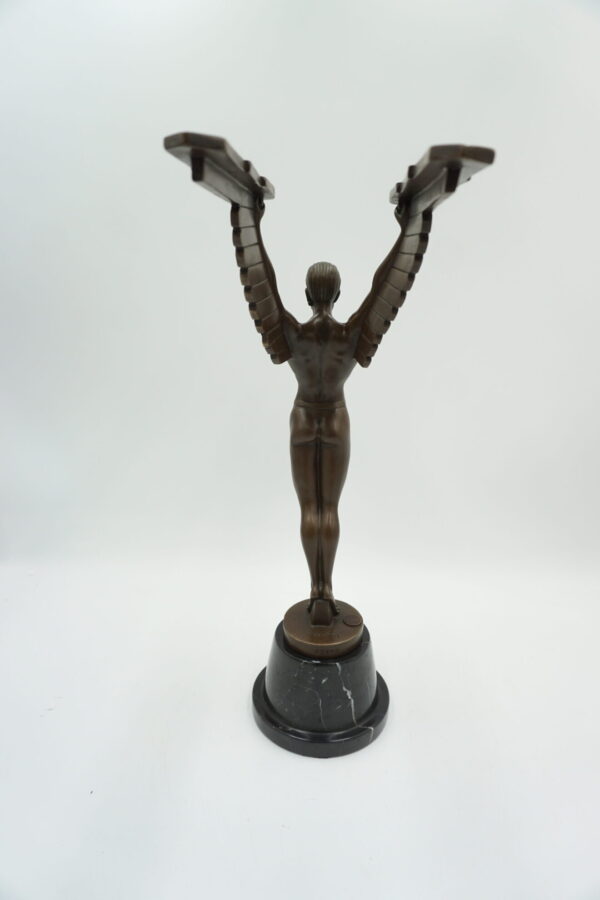 FIGURA Z BRĄZU IKAR IKARIUS MITOLOGIA