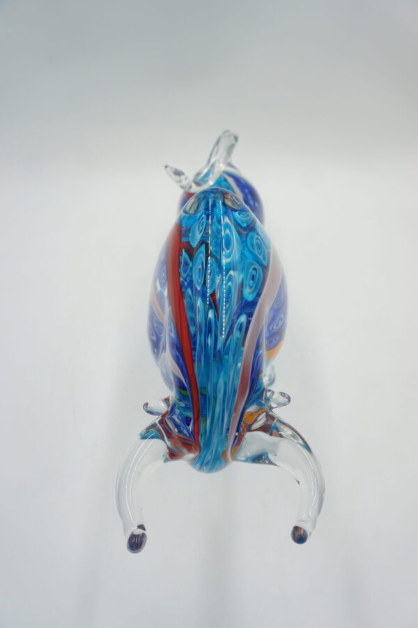 SZKLANA FIGURA STYL MURANO, BYK SYMBOL SIŁY GIEŁDA HOSSA