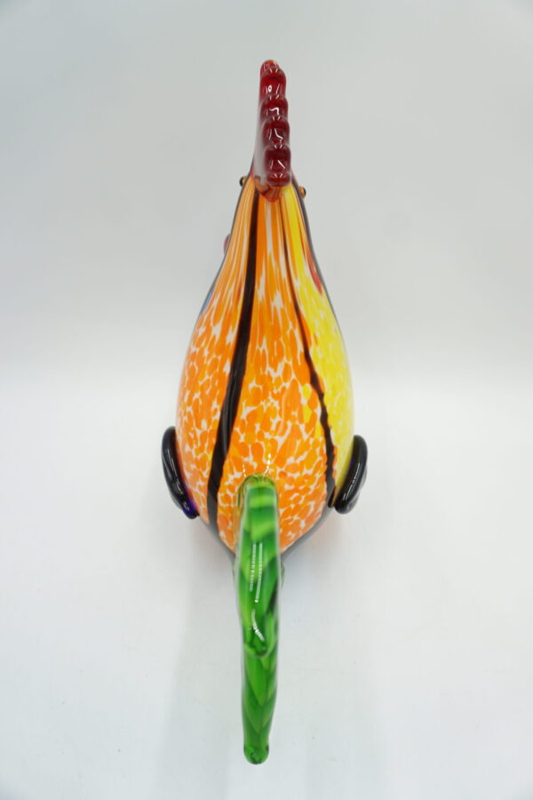 FIGURKA SZKLANA STYL MURANO KOLOROWY KOGUT