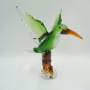 SZKLANA FIGURKA STYL MURANO KOLIBER