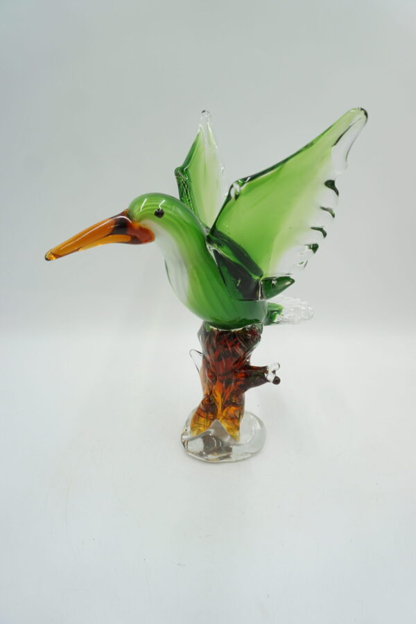 SZKLANA FIGURKA STYL MURANO KOLIBER