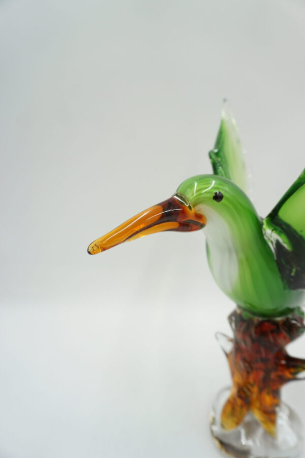 SZKLANA FIGURKA STYL MURANO KOLIBER