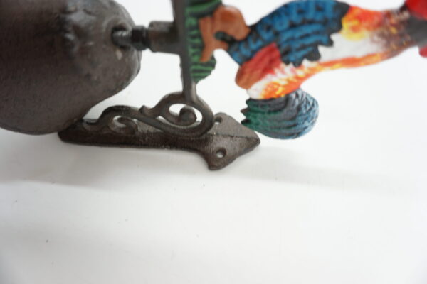 PIĘKNY ŻELIWNY DZWON DZWONECZEK KOGUT