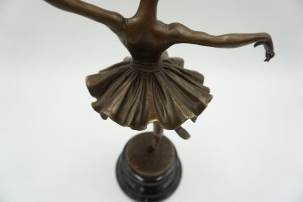 FIGURA Z BRĄZU BALRINA TANCERKA BALETNICA