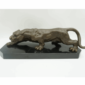 DUŻA FIGURA Z BRĄZU TYGRYS PANTERA