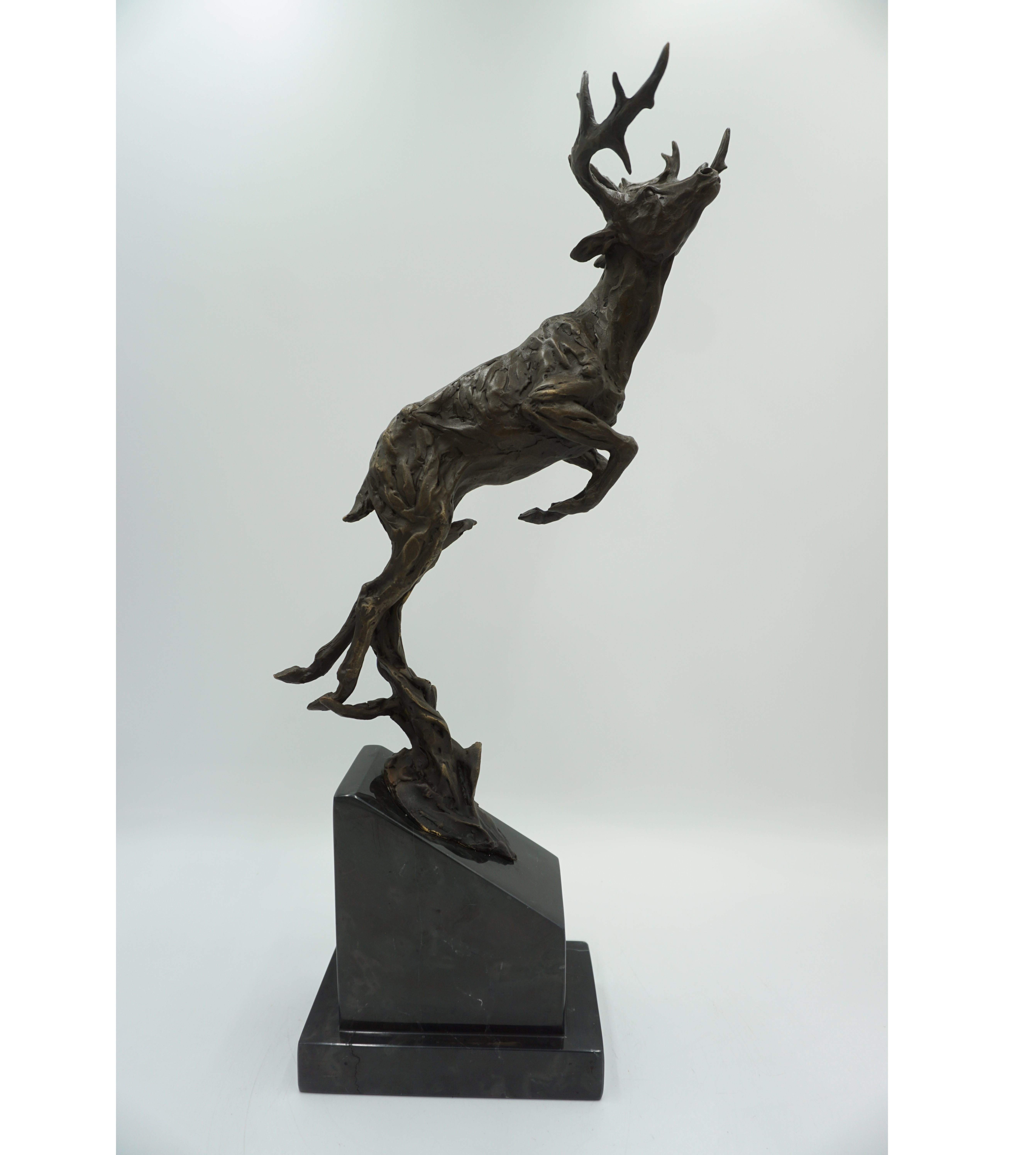 FIGURA Z BRĄZU JELEŃ PREZENT DLA MYŚLIWEGO