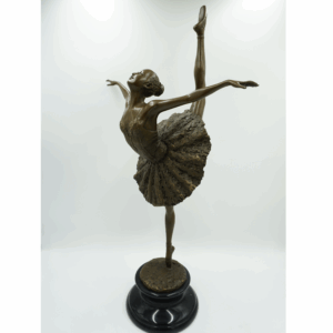 DUŻA FIGURA Z BRĄZU BALERINA TANCERKA BALETNICA 67cm