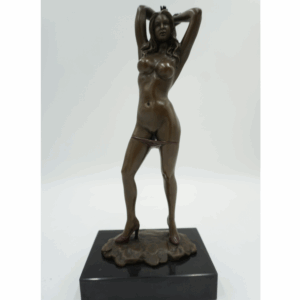 FIGURA Z BRĄZU AKT NAGA ZMYSŁOWA KOBIETA