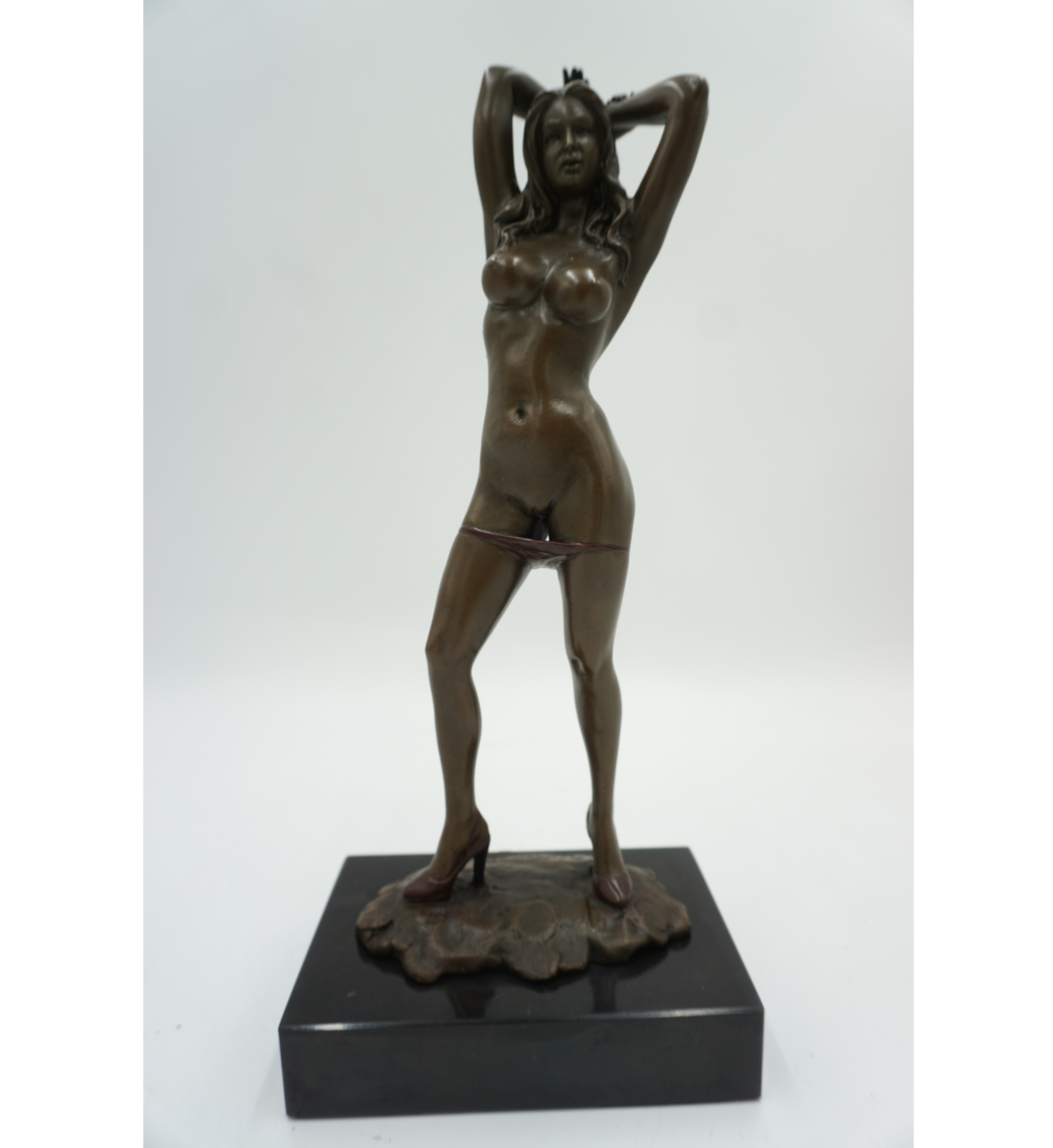 FIGURA Z BRĄZU AKT NAGA ZMYSŁOWA KOBIETA