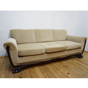 DOSTOJNA 3 OSOBOWA SOFA KANAPA NA LWICH ŁAPACH