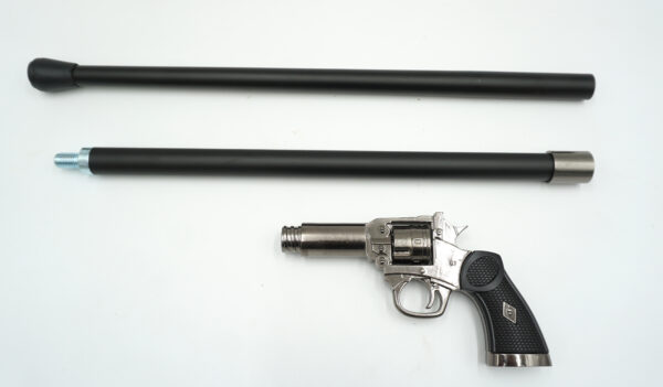 LASKA SPACEROWA STYLOWA RĄCZKA PISTOLET REWOLWER