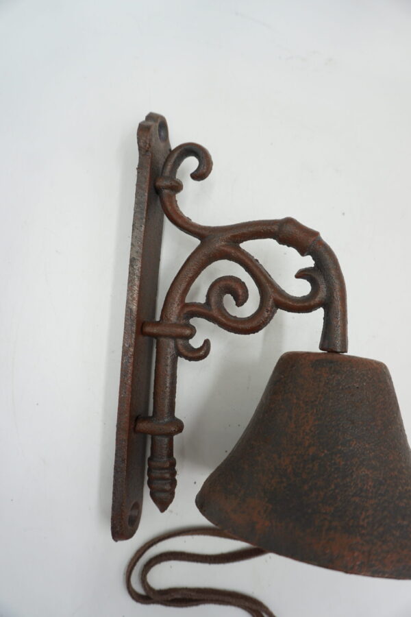 PIĘKNY ŻELIWNY DZWON DZWONECZEK RUSTYKALNY DOM I OGRÓD