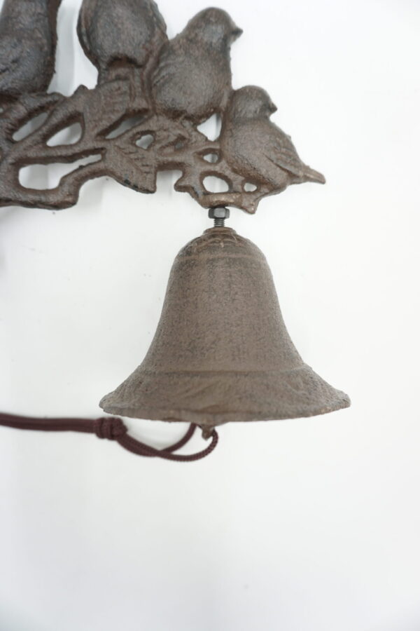 PIĘKNY ŻELIWNY DZWON DZWONECZEK PTASZKI DO DOMU I OGRDOU