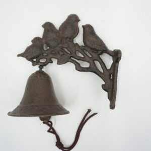 PIĘKNY ŻELIWNY DZWON DZWONECZEK PTASZKI DO DOMU I OGRDOU