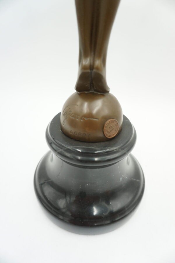 DUŻA FIGURA Z BRĄZU IKAR Z ROZŁOŻONYMI SKRZYDŁAMI 40cm