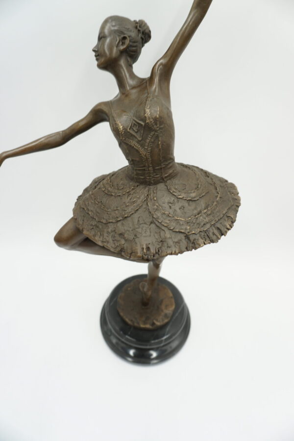 FIGURA Z BRĄZU BALERINA TANCERKA BALETNICA 45,5cm