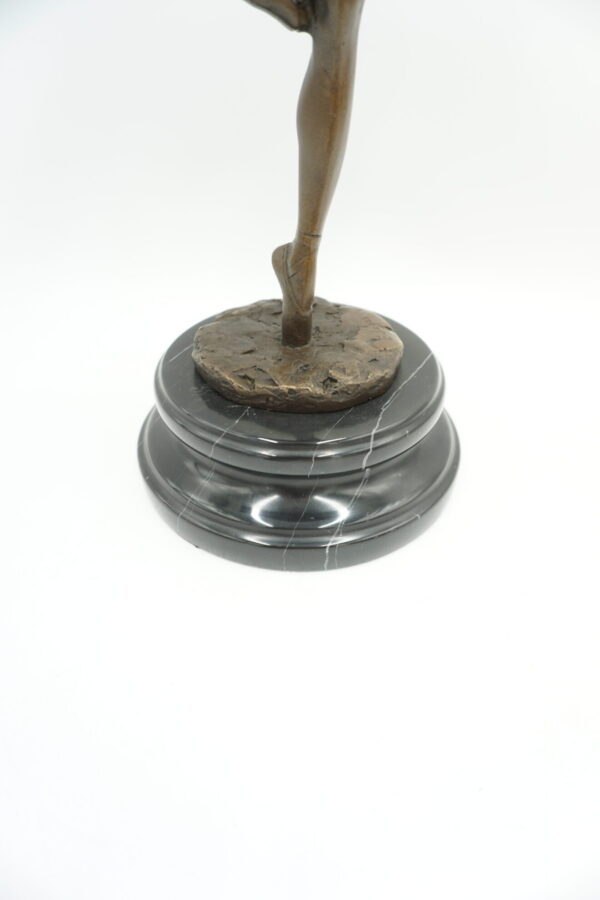 FIGURA Z BRĄZU BALERINA TANCERKA BALETNICA 45,5cm