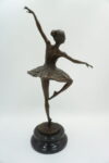 FIGURA Z BRĄZU BALERINA TANCERKA BALETNICA 45,5cm