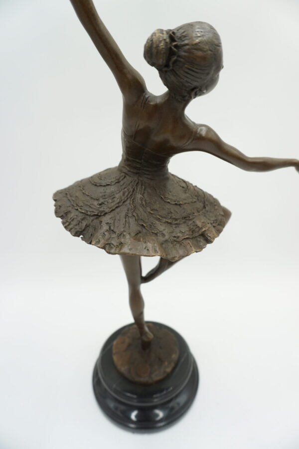 FIGURA Z BRĄZU BALERINA TANCERKA BALETNICA 45,5cm