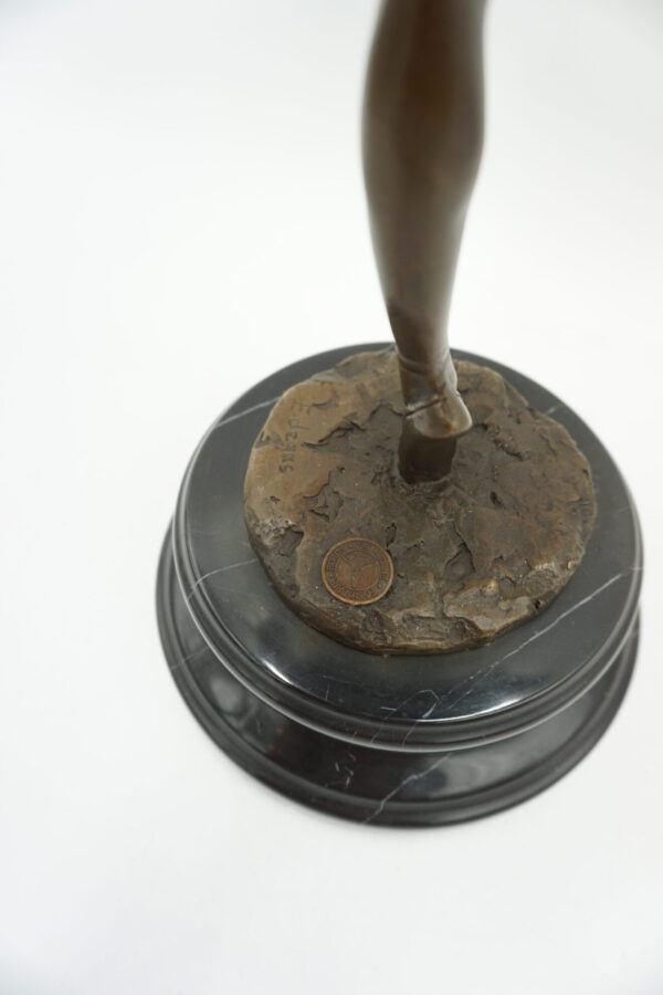 FIGURA Z BRĄZU BALERINA TANCERKA BALETNICA 45,5cm