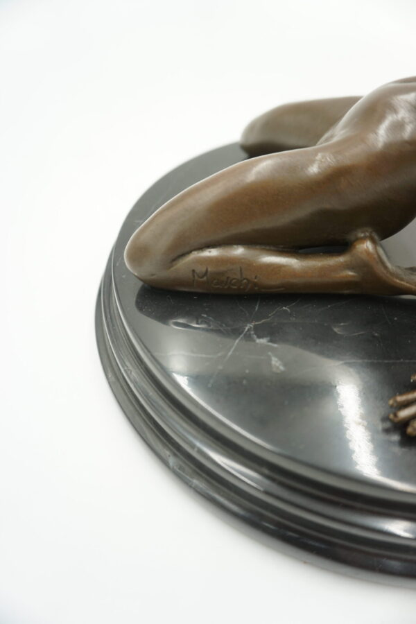 AKT NAGIEJ KOBIETY - FIGURA Z BRĄZU - NAGA KOBIETA NAGOŚĆ