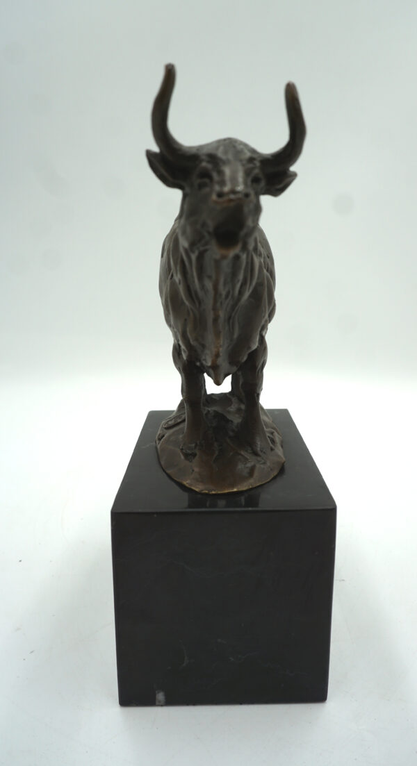 FIGURA Z BRĄZU BYK SIŁA GIEŁDA HOSSA