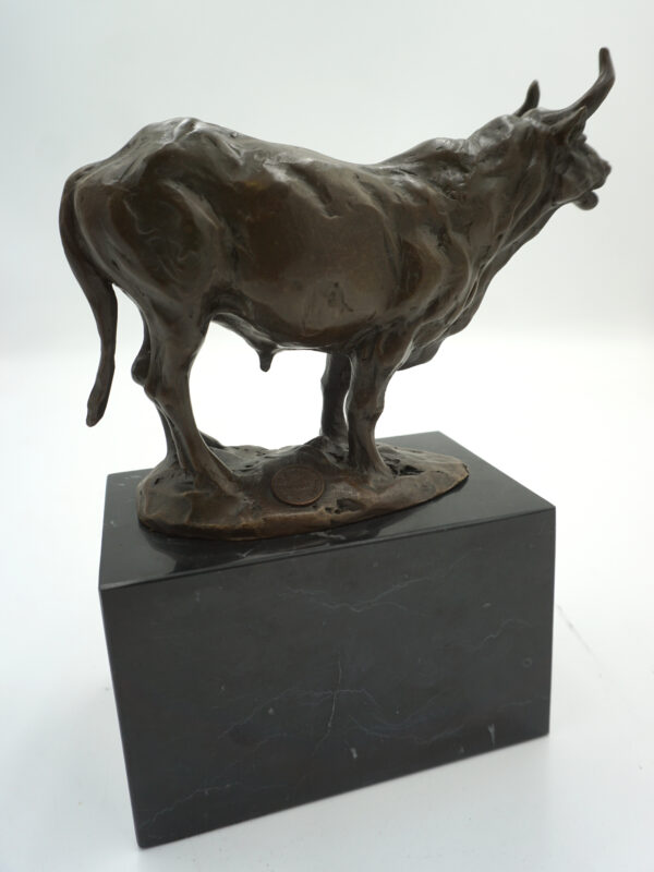 FIGURA Z BRĄZU BYK SIŁA GIEŁDA HOSSA