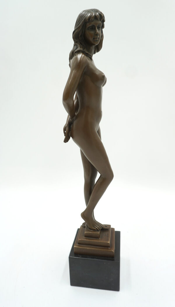 FIGURA Z BRĄZU AKT NAGA WYSOKA ZMYSŁOWA KOBIETA