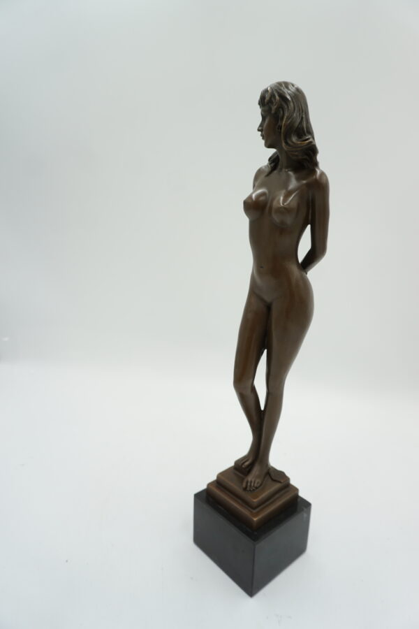 FIGURA Z BRĄZU AKT NAGA WYSOKA ZMYSŁOWA KOBIETA