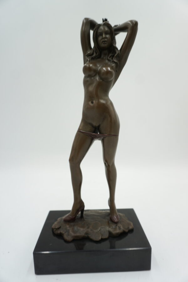 FIGURA Z BRĄZU AKT NAGA ZMYSŁOWA KOBIETA
