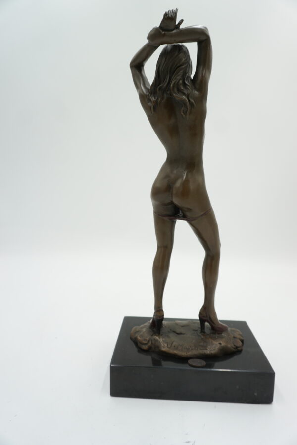FIGURA Z BRĄZU AKT NAGA ZMYSŁOWA KOBIETA
