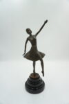 FIGURA Z BRĄZU BALERINA TANCERKA BALETNICA