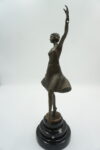 FIGURA Z BRĄZU BALERINA TANCERKA BALETNICA