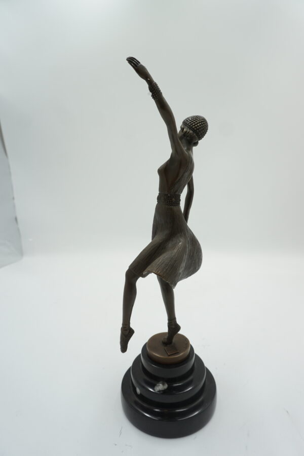 FIGURA Z BRĄZU BALERINA TANCERKA BALETNICA