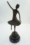 FIGURA Z BRĄZU BALERINA TANCERKA BALETNICA