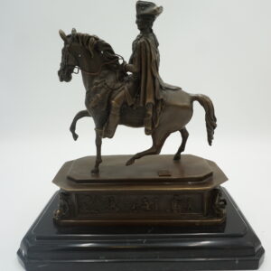 FIGURA Z BRĄZU FRANCISZEK JÓZEF NA KONIU