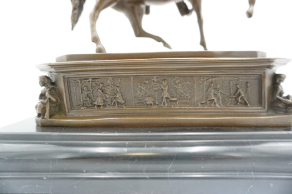 FIGURA Z BRĄZU FRANCISZEK JÓZEF NA KONIU