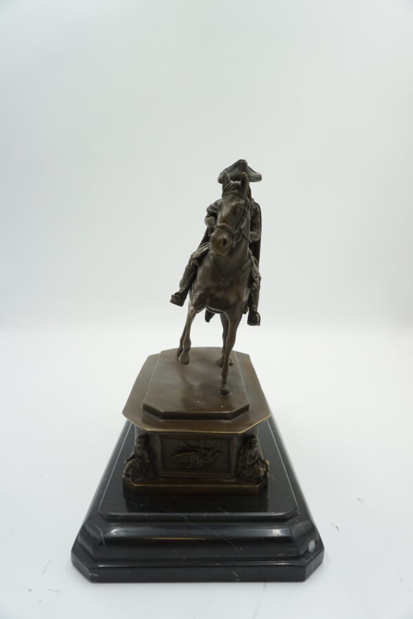 FIGURA Z BRĄZU FRANCISZEK JÓZEF NA KONIU