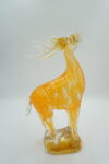 SZKLANA FIGURKA STYL MURANO JELEŃ