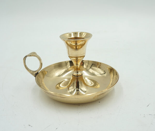 PIĘKNY MOSIĘŻNY ŚWIECZNIK