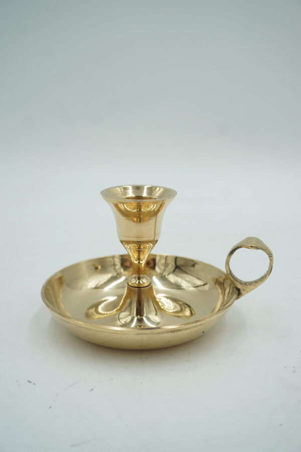 PIĘKNY MOSIĘŻNY ŚWIECZNIK