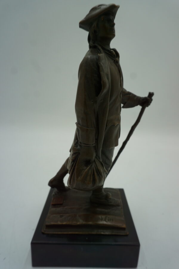 FIGURA Z BRĄZU BENJAMIN FRANKLIN