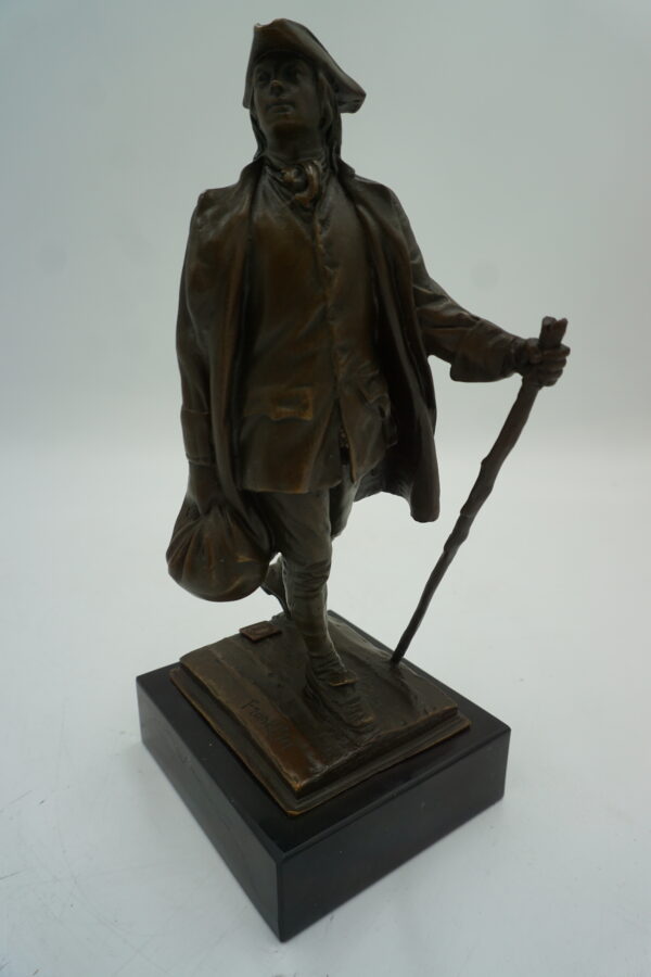 FIGURA Z BRĄZU BENJAMIN FRANKLIN