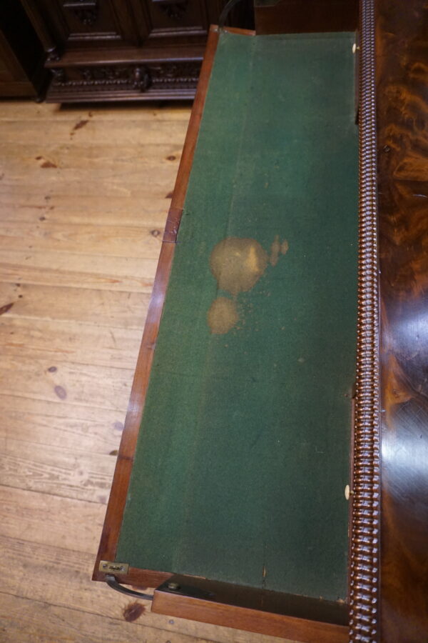 STARY SEKRETARZYK Z NADSTAWKĄ BIEDERMEIER MAHOŃ 1850r TOALETKA