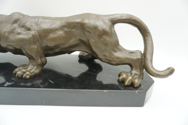 DUŻA FIGURA Z BRĄZU TYGRYS PANTERA